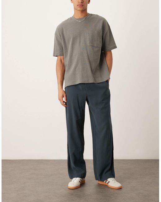 ASOS – elegante hose in Blue für Herren