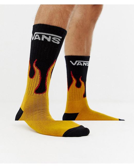 Vans Baumwolle Socken mit Flammenmotiv im 1er-Pack, VN0A3HNLFLM1 in Schwarz  für Herren | Lyst DE
