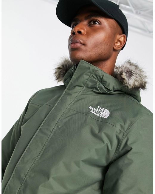 roble modelo empresario Parka con capucha zaneck The North Face de hombre de color Verde | Lyst