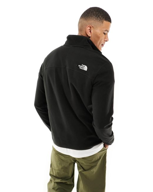 Glacier 100 - polaire à col zippé The North Face pour homme en coloris Black