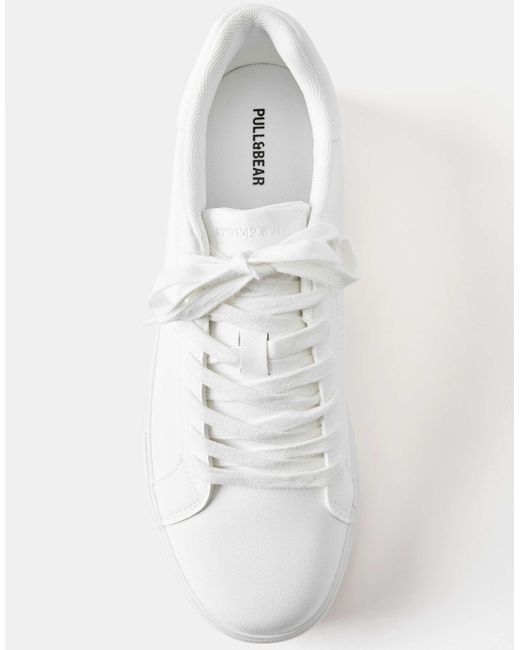 Baskets casual Pull&Bear pour homme en coloris White