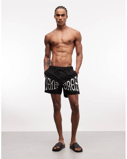 ASOS White Swim Shorts for men