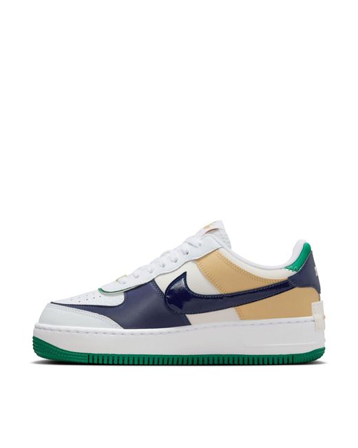 Nike Green Air Force 1 Shadow Sneakers