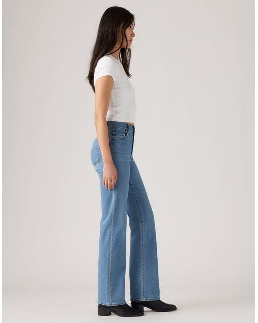 Levi's Blue 723 High Rise Straight True Dark