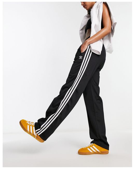 adidas Originals Adicolor Firebird Track Pants in Black | Lyst UK