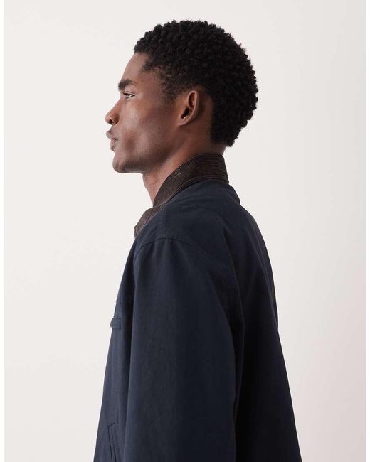 ARKET Blue Canvas Worker Jacket for men