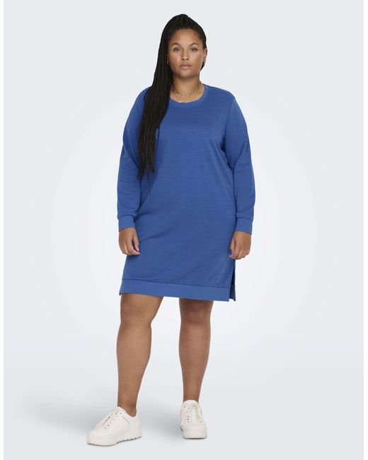ONLY Blue – sweatshirtkleid