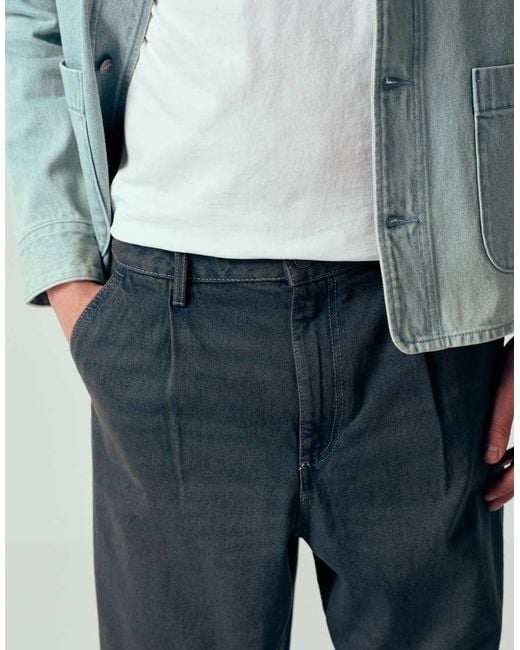 ASOS Green Relaxed Tapered Jeans for men