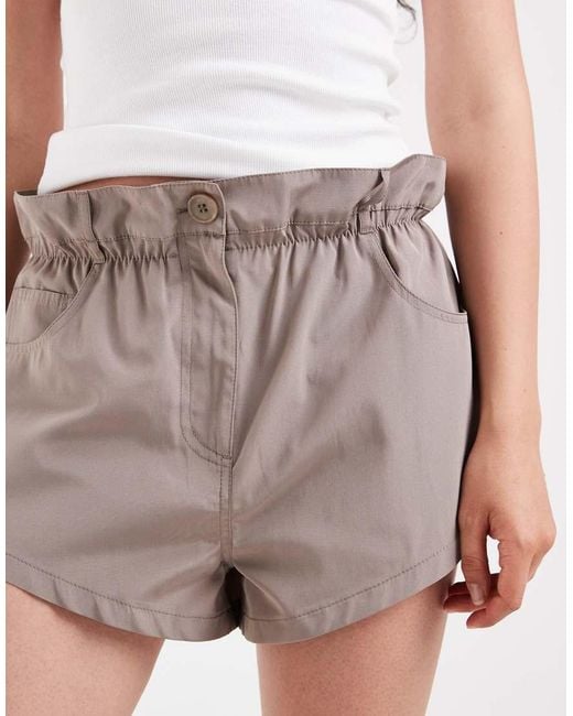 ASOS Multicolor Paper Bag Cargo Shorts