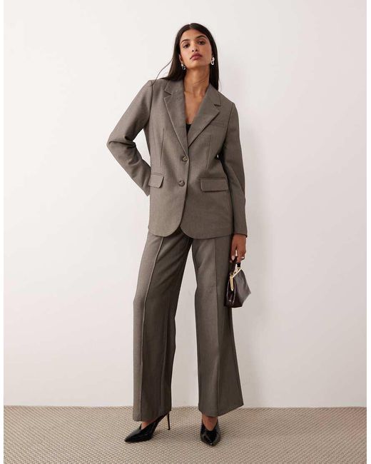Y.A.S Oversized Blazer in het Brown