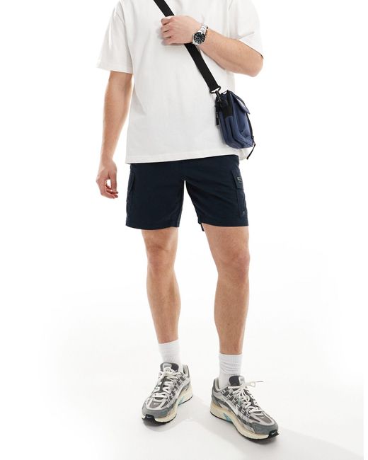 ASOS – schmale cargo-shorts in White für Herren