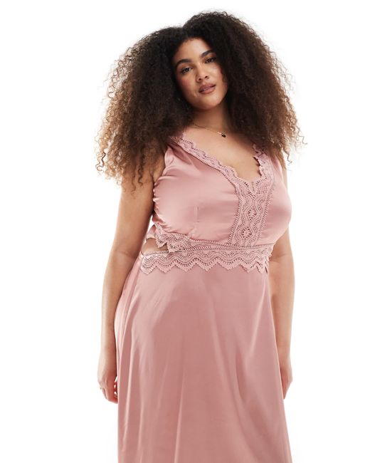 tfnc plus size bridesmaid dresses A-line Sleeveless V-back Chiffon Plus Size Bridesmaid Dress main image 1