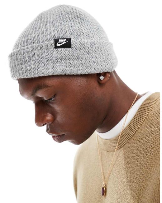 mens white nike beanie