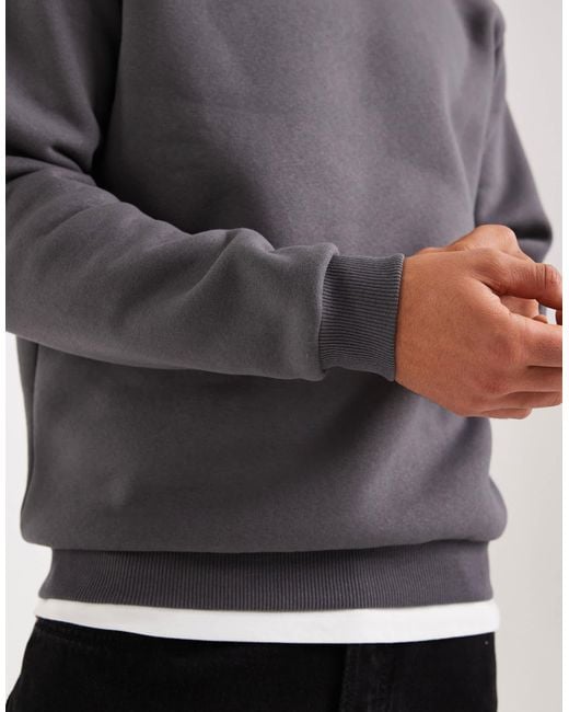 ASOS Gray Essentials Sweatshirt for men