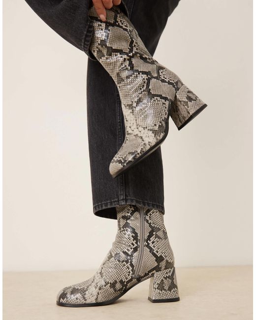 ASOS Brown – royce – ankle-boots