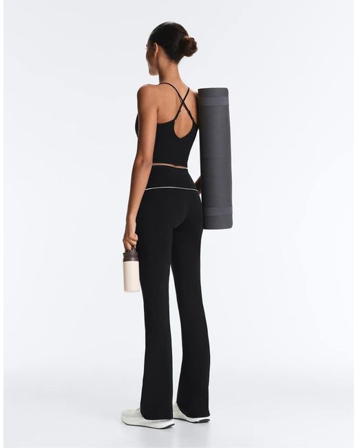 Oysho Blue Comfortlux Tank Top With Adjustable Straps