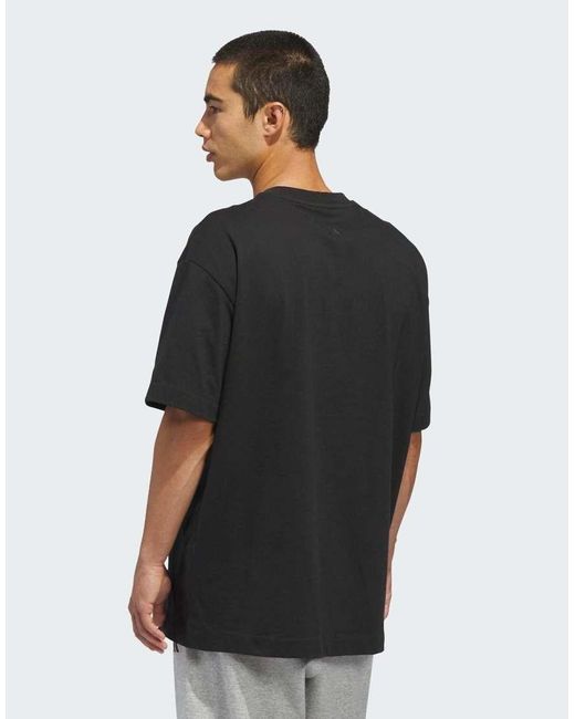 Adidas Originals Black Adidas Basketball Tee (Gender Neutral)