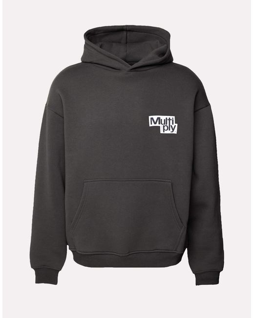 Multiply Apparel Gray – billboard – oversize-kapuzenpullover