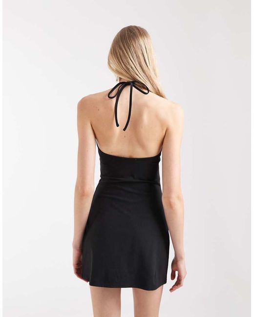 Cotton On Blue Marlo Halter Mini Dress