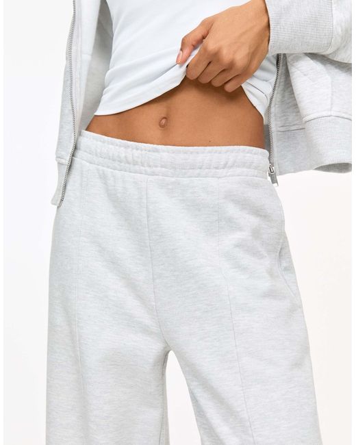 Pull&Bear White – trainingshose