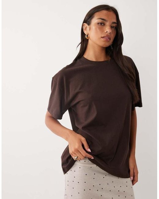 ASOS Brown Oversized T-shirt
