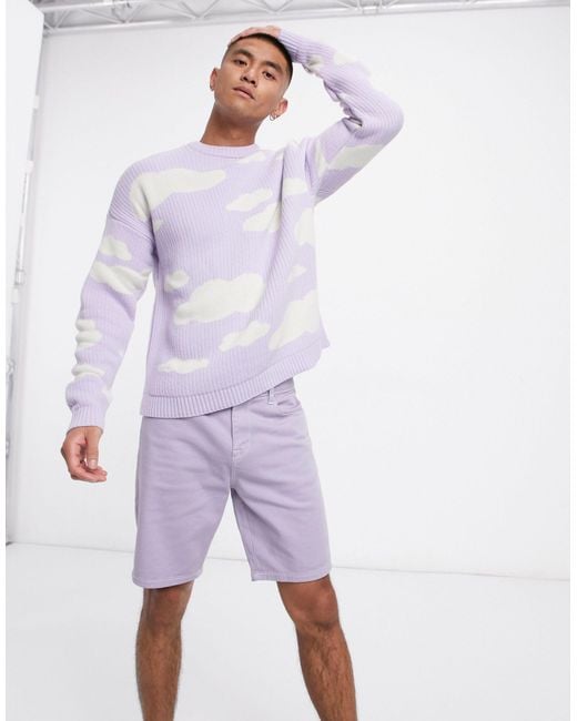 Asos cloud jumper purple Clearance