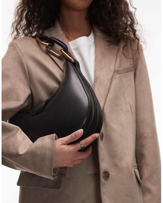 Charles & Keith Black Kora Shoulder Bag
