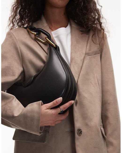 Charles & Keith Black Kora Shoulder Bag