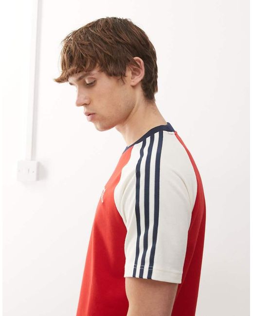 Adidas Originals Red Adidas Football Arsenal T-Shirt