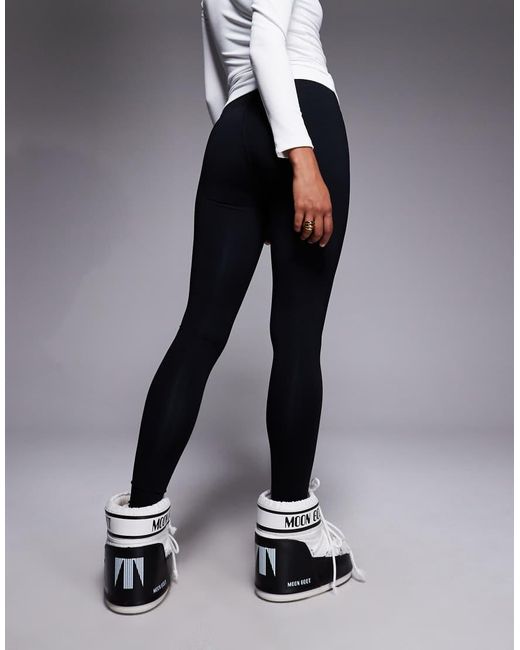 ASOS 4505 Ski & Snow Gray Asos 4505 Tall Ski Thermal Fleece Back Base Layer Legging With Sweat Wicking