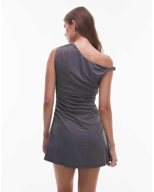 Nia Gray Nola Off The Shoulder Twist Mini Dress