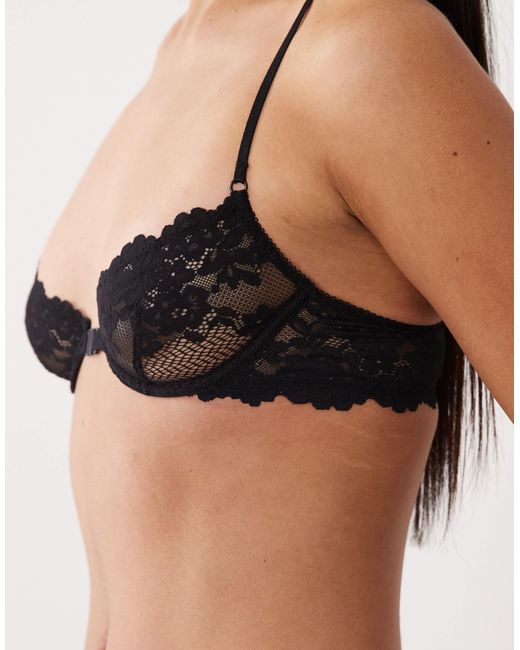 ASOS Black – ruby – bügel-bh aus spitze