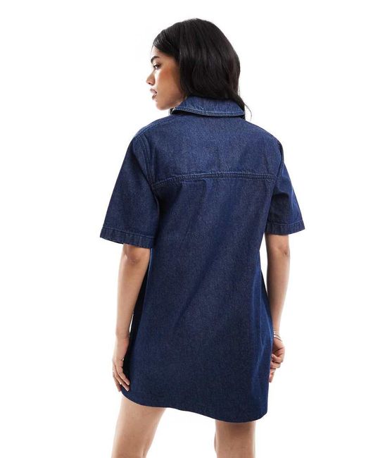 miss selfridge denim shirt dress Miss Selfridge - Denim Shirt Dress - Women - Cotton - 0 US