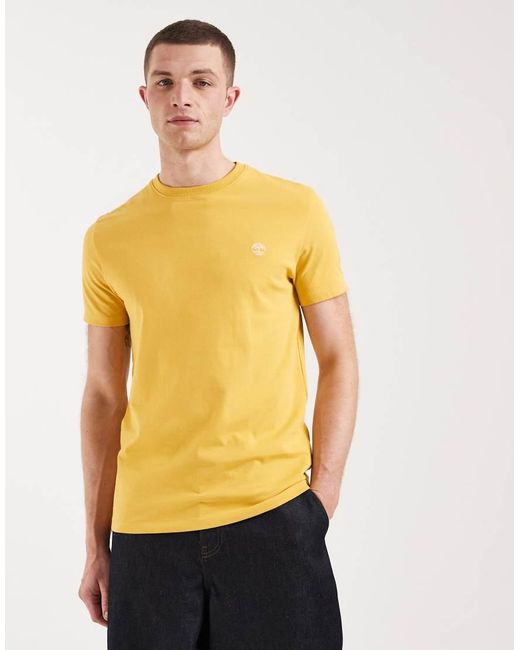 Timberland Yellow Dunstan River Short-Sleeve T-Shirt for men