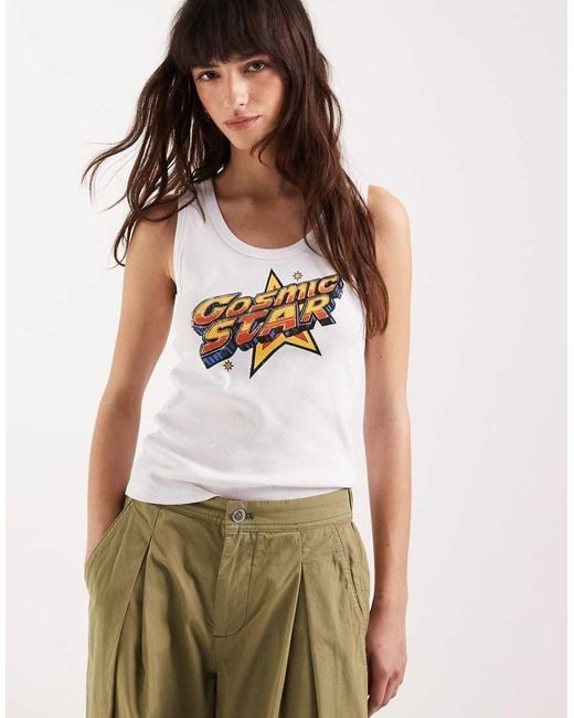 ASOS Multicolor Scoop Neck Vest Top