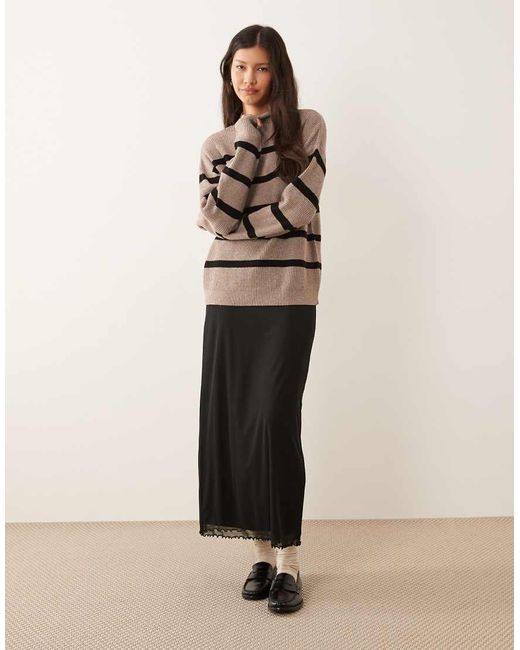 Vila Natural High Neck Super Soft Jumper