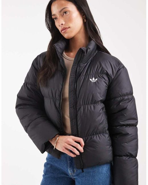 Adidas Originals Gray Short Padded Jacket