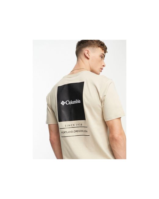Columbia – barton springs – t-shirt in Black für Herren