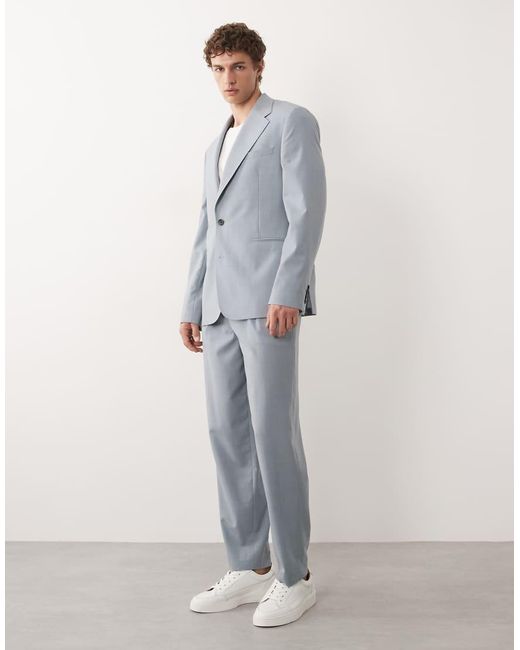 ASOS Gray Premium Slim Suit Jacket for men
