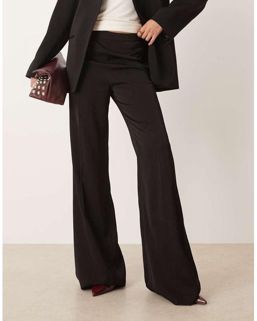 Mango Black Harry Tailored Flared Trouser Co-ord