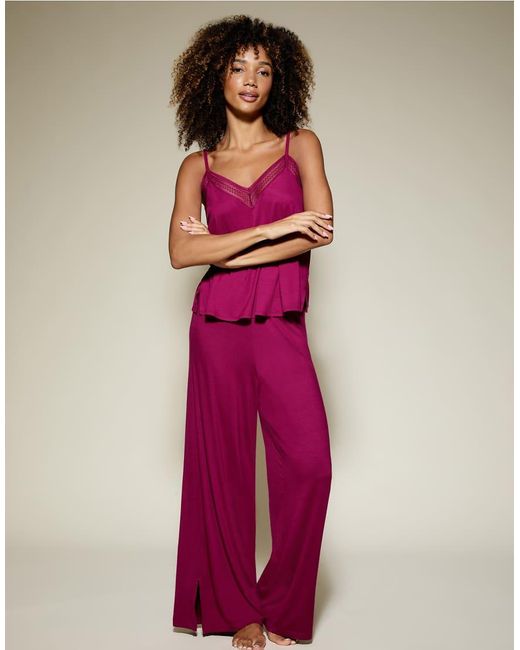 KBX Purple Ada Long Leg Cami Set