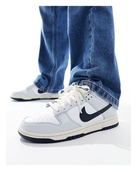 Dunk low nn - sneakers bianche, grigie e nere di Nike in Blue