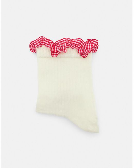 Pull&Bear White – socken