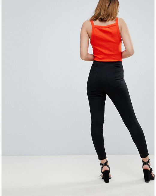 next black jeggings petite