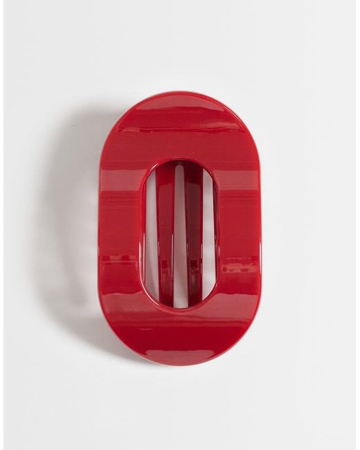 Reclaimed Vintage Red Side Hair Clip