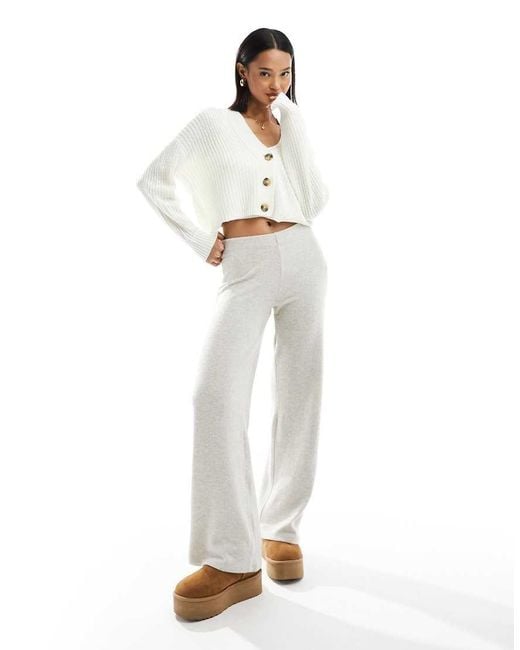 ONLY White Knitted Cardigan