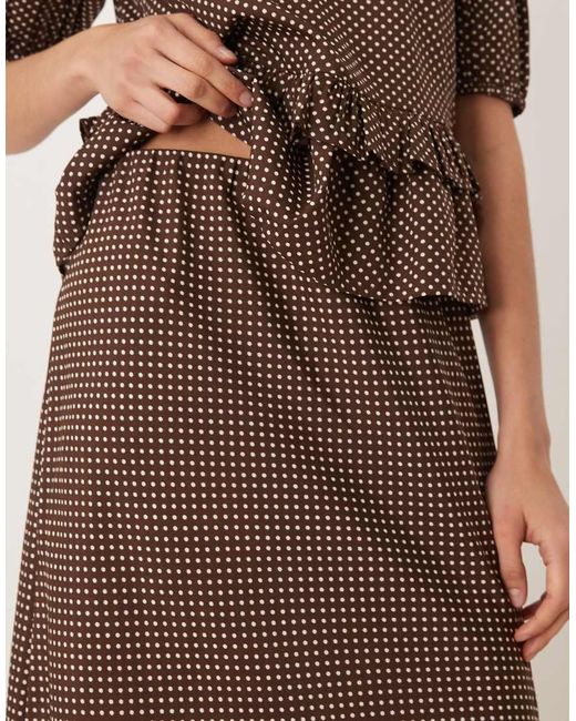 Wednesday's Girl Natural Midaxi Skirt