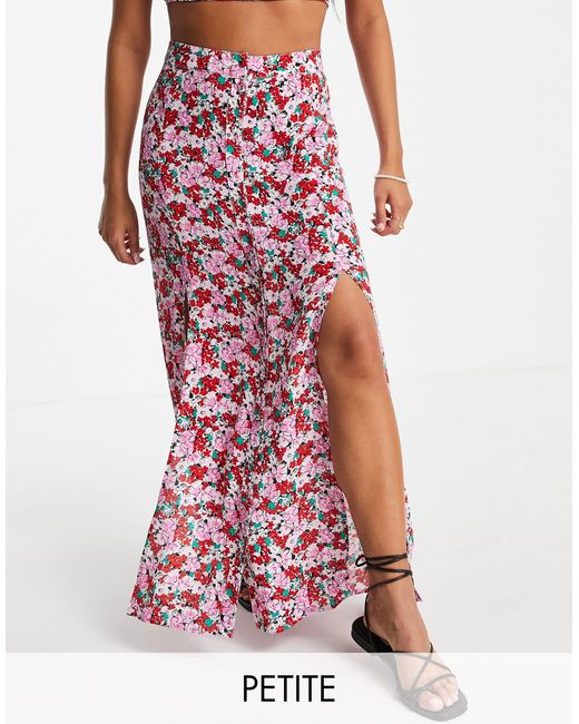 miss selfridge petite maxi skirt