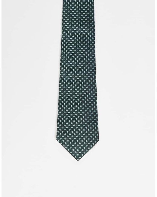 ASOS Blue Geometric Print Tie for men