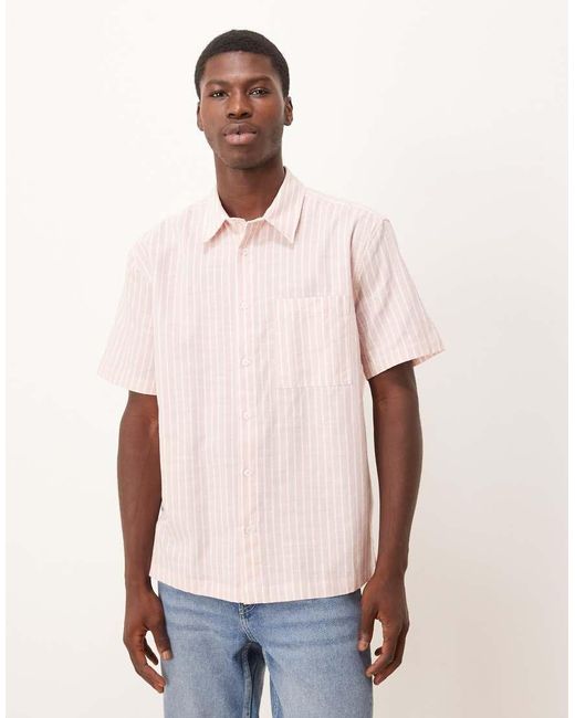 ASOS Pink Relaxed Shirt for men
